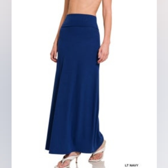 Zenana relaxed fit maxi skirt - Picture 1 of 1